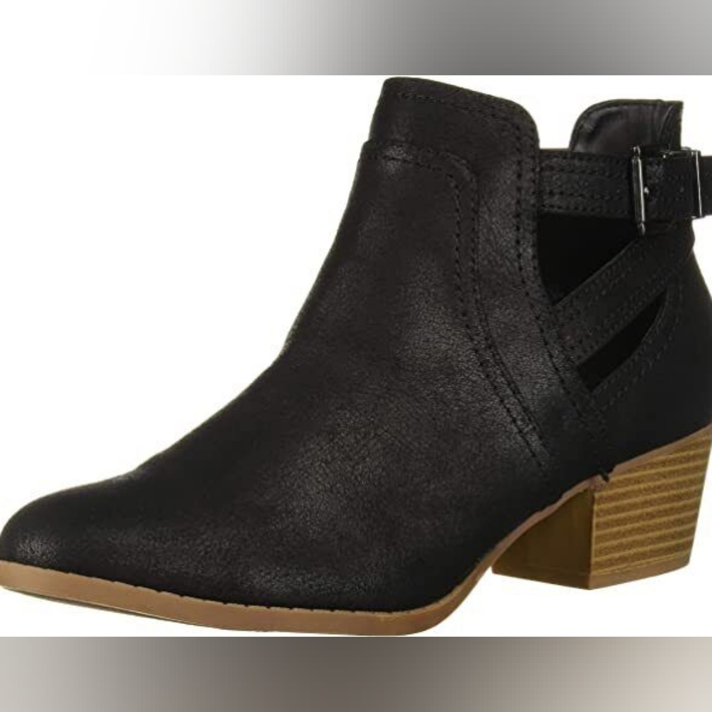 GUC Fergalicious Women's Banger Cut out Black Booties